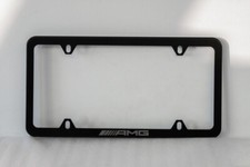 Mercedes-Benz AMG Black Slimline License Plate Frame NEW picture