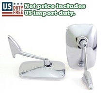 FIT ASTON MARTIN DB5 DB6 DBS 1963-1973 PAIR CHROME DOOR MIRRORS 2 PIECES LH & RH picture
