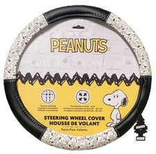 New Peanuts Snoopy Faux Leather Car Steering Wheel Cover 14.5-15.5 For Ford picture