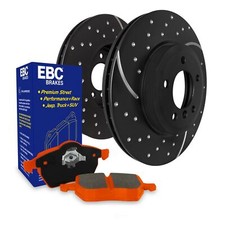 Disc Brake Kit-S8 Kits Orangestuff and GD Rotors EBC Brake New S8KF1102 picture