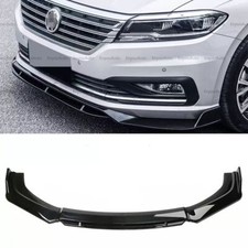 For Volkswagen Jetta Front Bumper Lip Spoiler Splitter Diffuser Gloss Black picture
