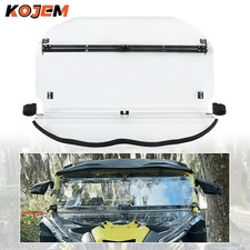 KOJEM 2-IN-1 Flip Clear Windshield for Can-Am Maverick X3 (64