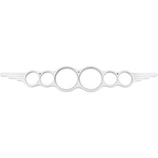 Speedway Universal Wing series 6 Gauge Dash Panel, Polished picture