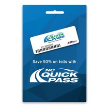 NC Quick Pass Sticker Transponder – Toll Roads – Works in 19 States Silver picture