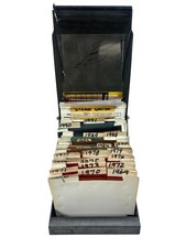 Vintage Johnson Evinrude OMC Outboard Microfiche Cards Parts Catalog Lot Box OEM picture