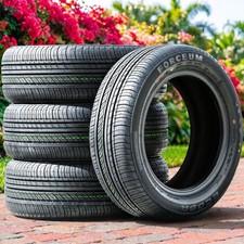 4 Forceum Ecosa 205/65R15 94V All Season Tires 45k Mi Warranty UTQG 400AA picture