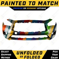 NEW Painted To Match - Front Bumper for 2018-2024 Infiniti Q50 Luxe Pure w/ Park picture