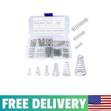 100pcs Conical Spring Assorted Set, 304 Stainless Steel Metal Taper Compression picture