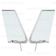 Type 2 Bus Split Screen Vent Window Complet Kits Stainless Steel Pair Left Right picture