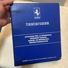 Ferrari Testarossa Workshop Manual (330/84); ORIGINAL  W/ 1989 Revisions picture