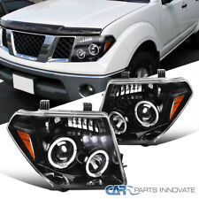 Pearl Black Fit 2005-2008 Frontier 2005-2007 Pathfinder Projector Headlight Lamp picture