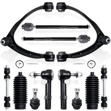 12pc Front Upper Control Arms Sway Bars Tie Rods for 2007-2013 Silverado Sierra picture