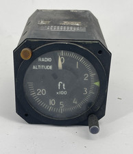 Aircraft Radio Altitude Indicator 0-2000 FT Vintage Avionics Boeing picture