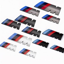 M Tec Matte Gloss Black Silver Cerium Grey Fender Emblem Badge 2 3 4 5 X Series picture