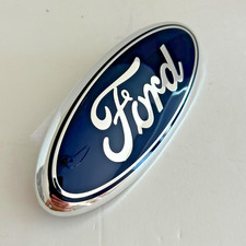 Ford 7 Inch Navy Blue Oval Emblem Badge for Grille or Tailgate Fits Ford picture