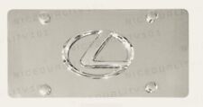 3D Lexus Front Stainless Steel Finished License Plate Frame Holder picture