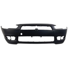 Front Bumper Cover Primed With Fog Light Holes For 2008-2015 Mitsubishi Lancer picture