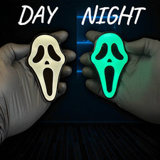 Halloween Ghost Glow In Dark Car Emblem Badge, Custom Acrylic Car Fender/Trunk picture