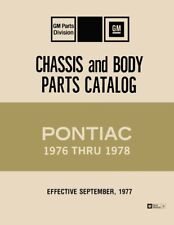 1976 1977 1978 Pontiac Parts Numbers Book List Guide Interchange OEM picture
