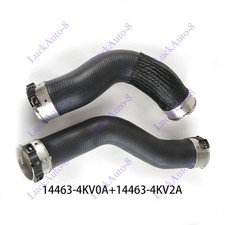 2x Turbo Hose Charge Air Hose for Nissan NP300 2.5 dCi 144634KV0A-144634KV2A picture