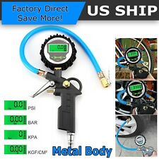 Digital Tire Inflator with Pressure Gauge 250 PSI Air Chuck for Truck/Car/Bike picture