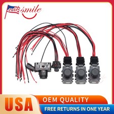 4X Parking Sensor & Plug Black for Toyota Lexus Prius RX350 450h 89341-48040 US picture