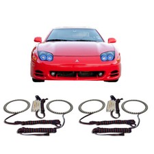 Bright Blue Angel Eye Headlight Halo kit for Mitsubishi 3000GT 94-98 picture