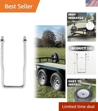 Heavy-Duty U-Bolt Tire Mount for 4/5 Lug Wheels - Chrome Finish & Easy Install picture