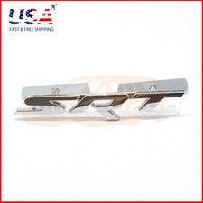 1x Front Grille SRT Emblem Badge For SRT Hellcat Chrome Zinc Alloy With Screw picture