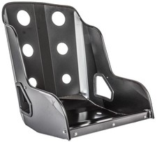JEGS Bomber Seat 18 in. Black Aluminum picture