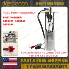 2-Pins Fuel Pump Assembly For Polaris Outlaw 110 2016-2023 0455411 0455147 picture