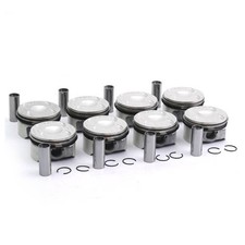 8x Pistons & Rings Set STD 10.1:1 For Audi S6 S7 C7 A8 S8 4.0TFSI V8 CEU CGT CTG picture