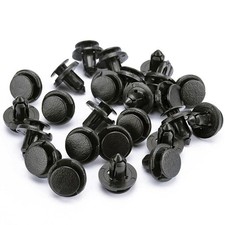 100X 8mm Hole Outer Garnish Push-Type Retainer Nylon Clips For Subaru 909140044 picture
