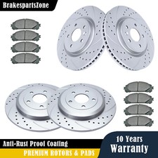 Front and Rear Brake Rotors Pads for Ford Flex 2009-2019 Lincoln MKT 2010-2019 picture