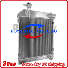 Aluminum 3 Row Radiator For Jaguar MK1 MK I 55-58/ MK2 MK II 59-67/S-Type 63-67 picture