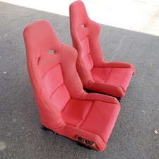 RARE JDM Honda NSX-R Optional Accessory Power Sport Seats Recaro Jersey Red NA2 picture