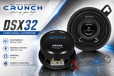 Crunch DSX32 2-Way Coaxial Speakers 3.43 Inches 100 Watts Power - 1 Pair picture