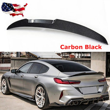 FOR 2019-2025 BMW G16 840i F93 M8 GRAN 4Dr COUPE PSM CARBON BLACK TRUNK SPOILER picture