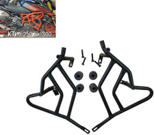 KTM Duke 125 250 390 Crash Guard/Leg Guard 4Slider Heavy Metal Protector BS4 BS6 picture
