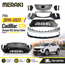 For 2019-2023 Cadillac XT4 Front Bumper Cover Grille Kit without Sensor Holes picture