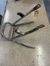 Oem 85 Honda Fourtrax 125 2x4 Front Bumper TRX125 Pipe Brush Metal Guard Chrome picture