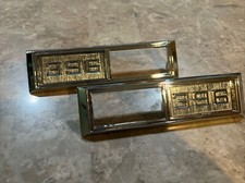 1968-69 Chevrolet Front Fender Side Marker Light Bezel 396 Emblem picture