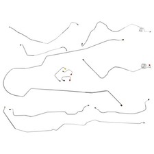 1990-91 Chevrolet GMC Suburban 1/2 Ton Brake Line Set Power Disc 4wd OE picture