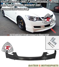 Fits 06-08 Acura CSX (JDM Spec Civic) - Won't Fit US Spec Mu-gen Style Front Lip picture