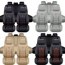 For Dodge Charger Challenger Leather Full Set Car Seat Covers Front Rear Cushion picture