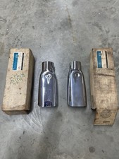 OEM Original GM 3956756 Chrome Exhaust Tips Pair New Original Stock New In Box picture