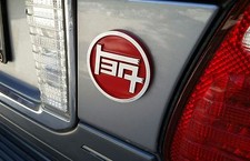 Aluminum TEQ Badge Universal Red (Round) picture