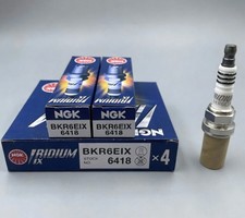 4 Pack Genuine NGK 6418 Iridium IX Spark Plugs BKR6EIX Fast Shipping picture
