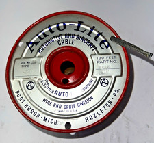 VTG. Auto Lite Automotive and Aircraft Cable Reel Spool size 14 812550 cml 1377 picture