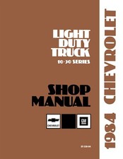 1984 Chevy LD Truck 10-30 Series Shop Manual picture